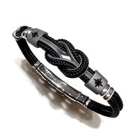 Armband Zancan Herr in Titan Diamante Black ETB171R-NE